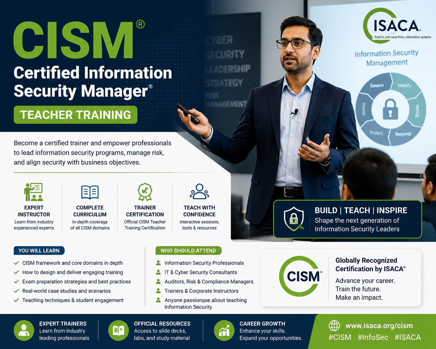 Certified Information Security Manager ( CISM) International Certification Training Program  course by Edixa
