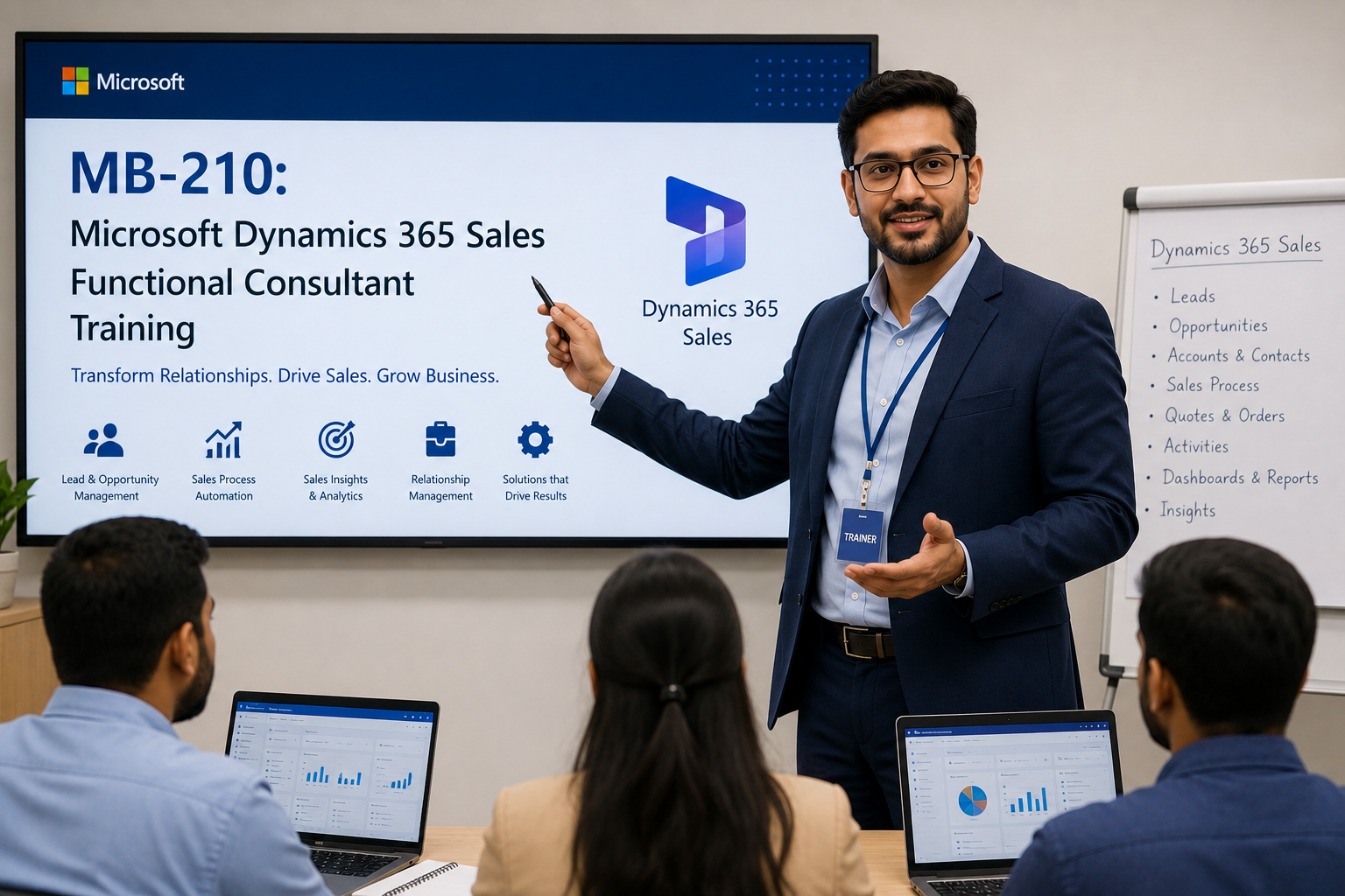 MB-210: Microsoft Dynamics 365 Sales Functional Consultant Training course by Edixa